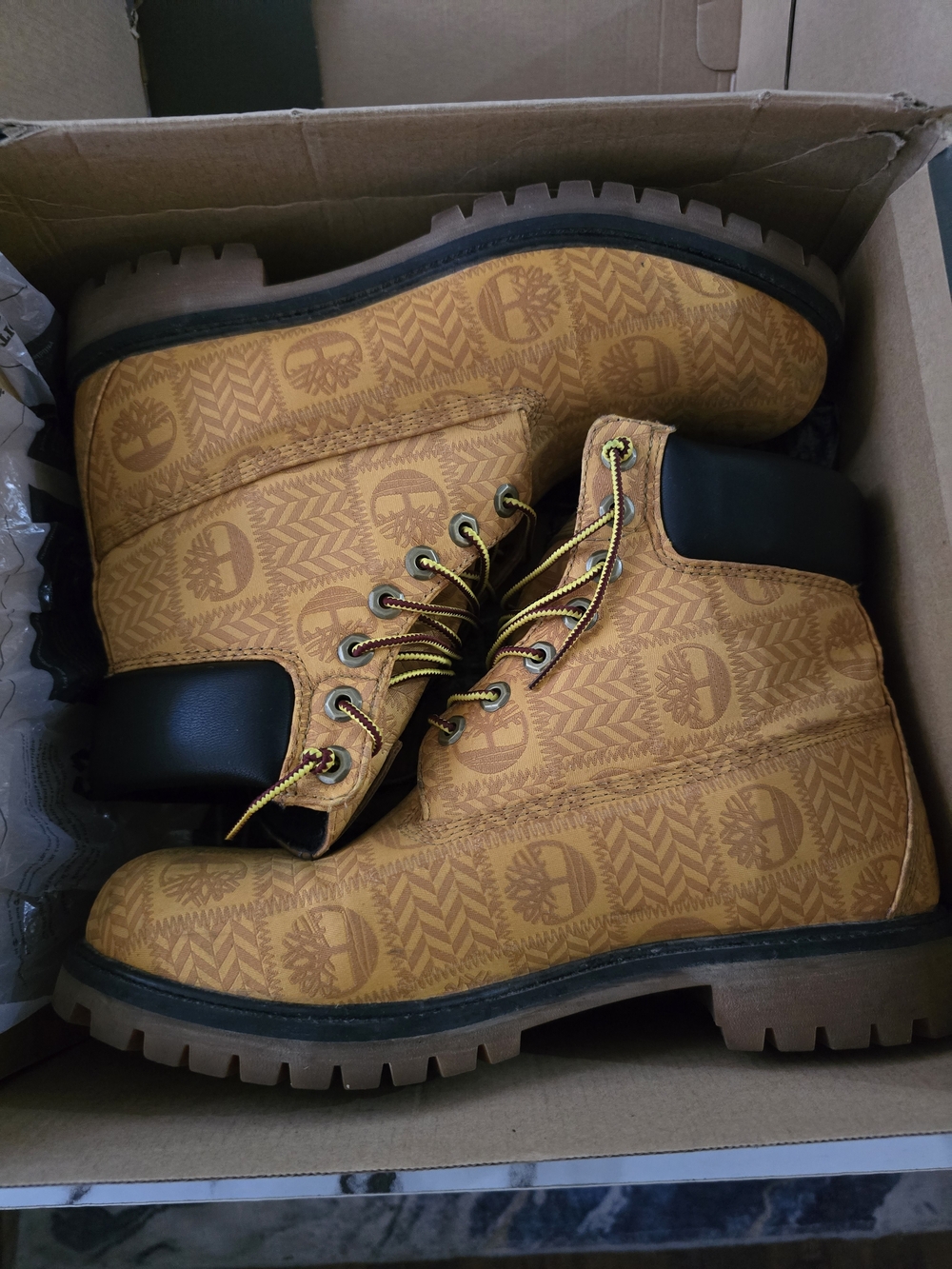 Timberland Wheat Patterned Boots